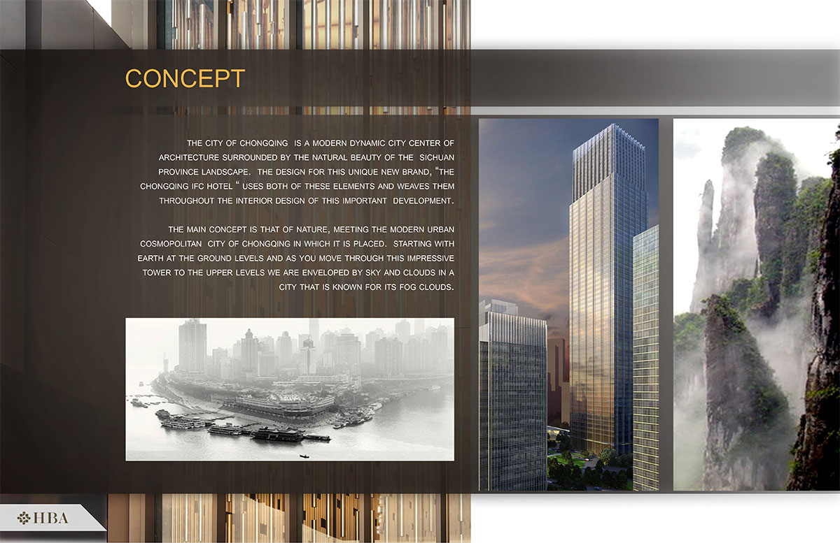 Chongqing IFC Hotel Public Areas - Design Concept